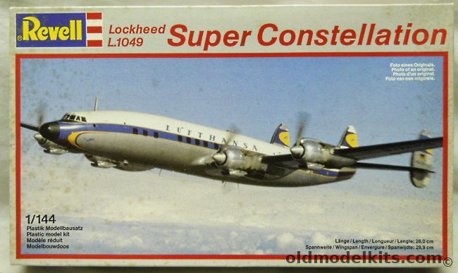 Revell 1/128 Lockheed 1049 Super Constellation - Lufthansa Airlines, 4237 plastic model kit